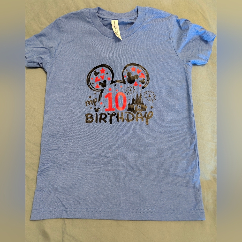 Disney 10th Birthday Kids T-Shirt